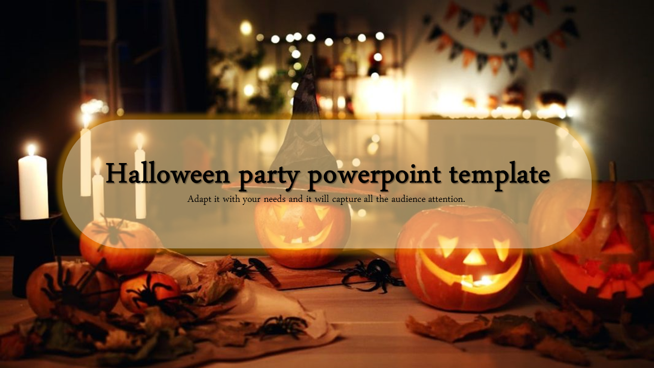 halloween party powerpoint template
